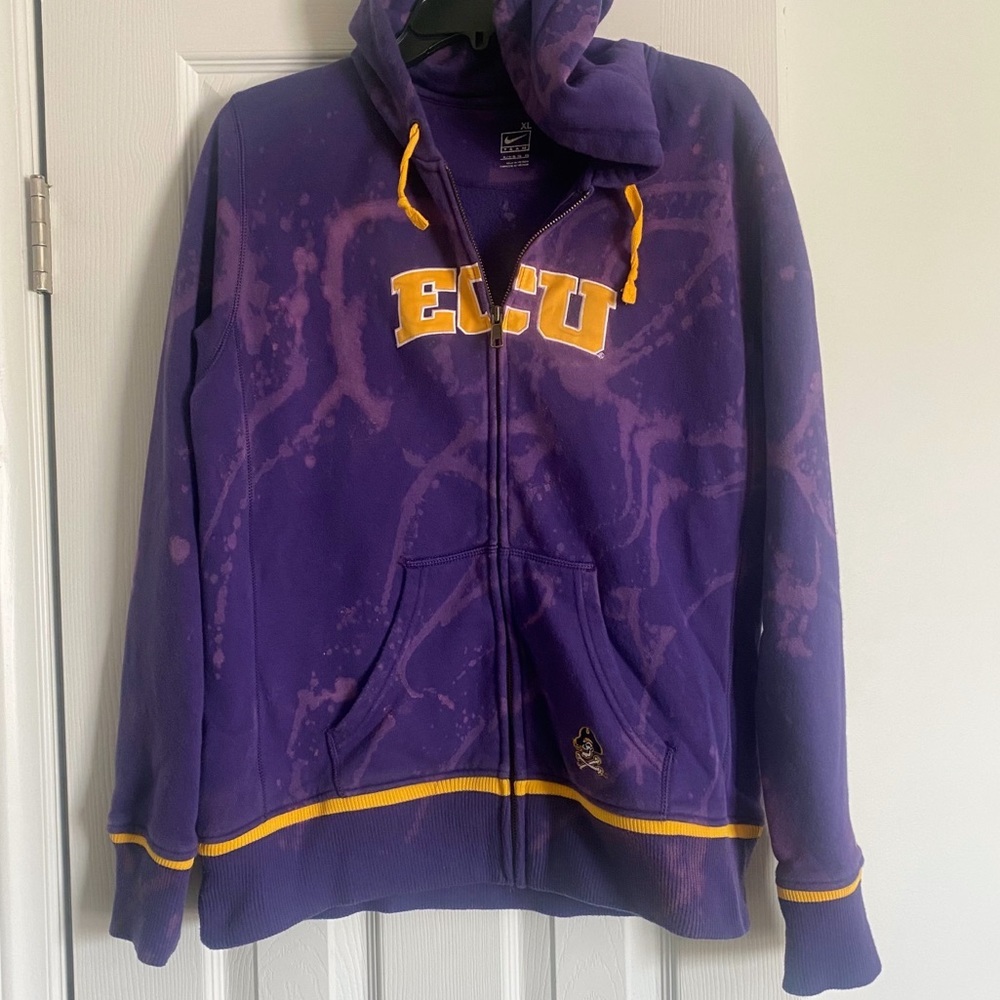 Nike ECU Pirates Bleach Splatter Jacket SZ XL